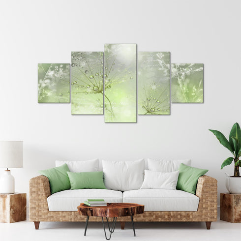 Wandbilder Wohnzimmer XXL Pusteblume Moderne Bild Gräser